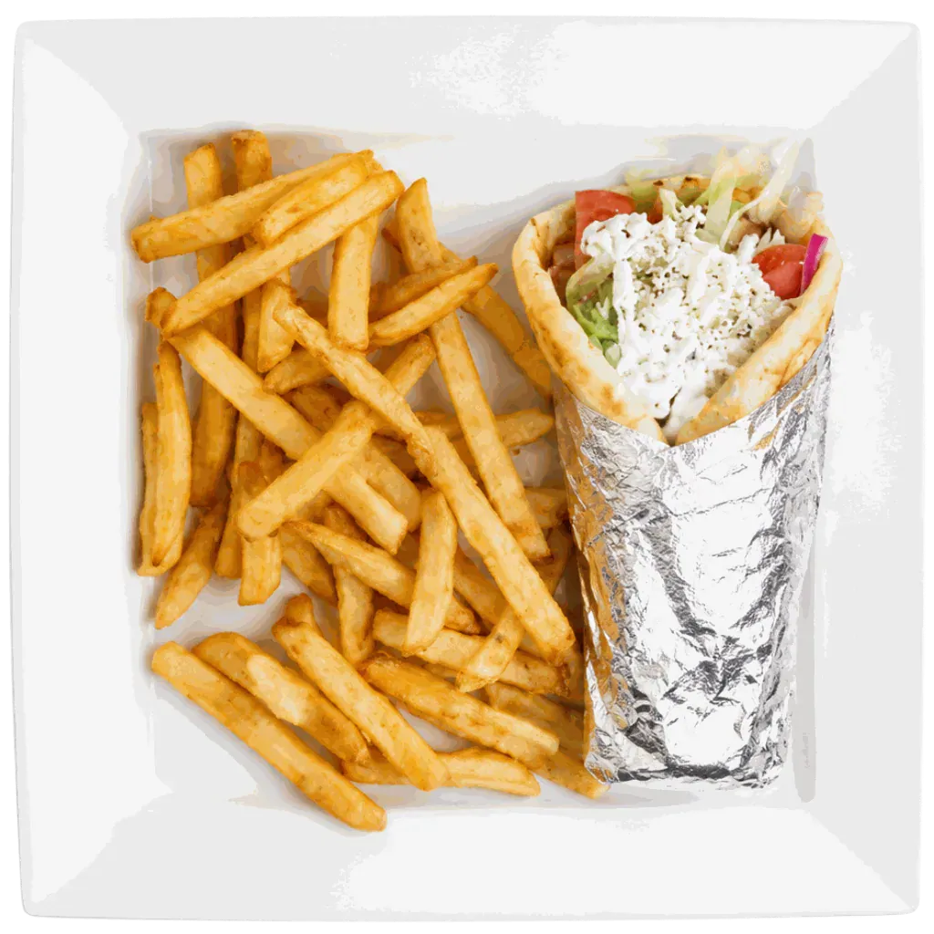 Assiette pita au poulet